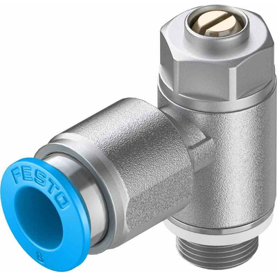 Festo GRLA Series Tube Exhaust Valve, 8mm Tube Inlet Port x G 1/8 Male Outlet Port, 193145