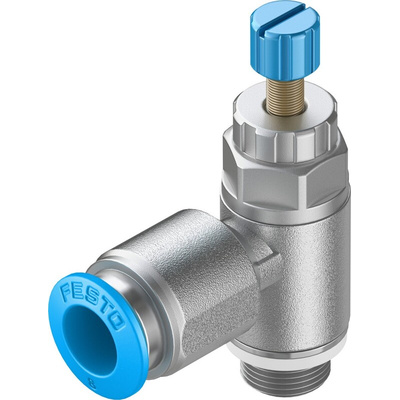 Festo GRLA Series Tube Exhaust Valve, 8mm Tube Inlet Port x G 1/4 Outlet Port, 534337