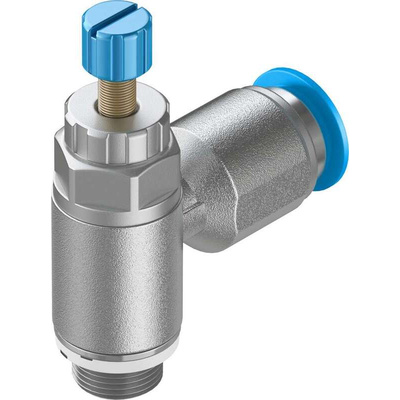 Festo GRLA Series Tube Exhaust Valve, 8mm Tube Inlet Port x G 1/4 Outlet Port, 534337