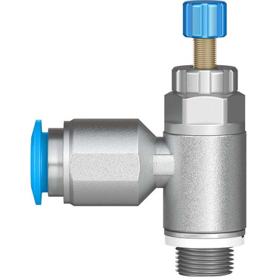 Festo GRLA Series Tube Exhaust Valve, 8mm Tube Inlet Port x G 1/4 Outlet Port, 534337