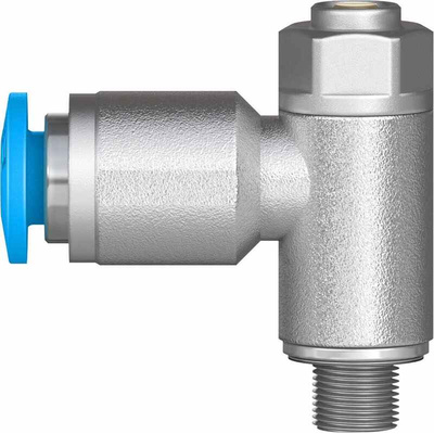 Festo GRLA Series Tube Exhaust Valve, 4mm Tube Inlet Port x M5 Male Outlet Port x 4mm Tube Outlet Port, 193138