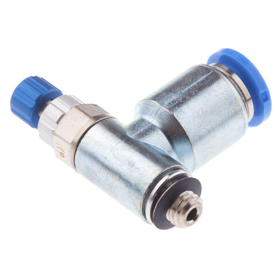 Festo GRLA Series Tube Exhaust Valve, 6mm Tube Inlet Port x M5 Male Outlet Port x 6mm Tube Outlet Port, 197578
