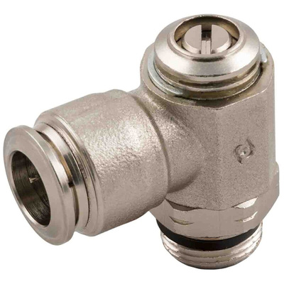 RS PRO Threaded Flow Regulator x 8mm Tube Outlet Port