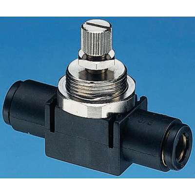 Legris 7776 Series Tube Flow Regulator, 10mm Tube Inlet Port x 10mm Tube Outlet Port