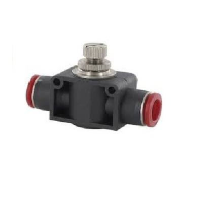 RS PRO Pneufit C Series Tube Flow Regulator, 6mm Tube Inlet Port x 6mm Tube Outlet Port