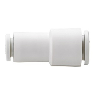 SMC KQ2H Series Straight Fitting, Push In 5/16 in to Push In 3/8 in, Threaded-to-Tube Connection Style