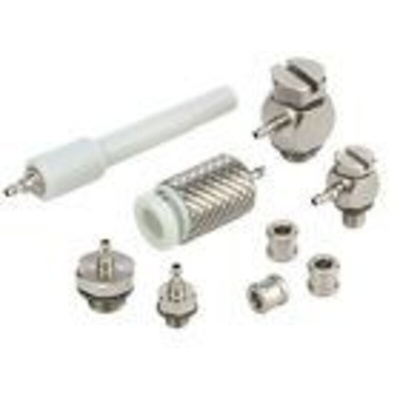 Miniature barb fitting M3 to 3.18mm soft tubing