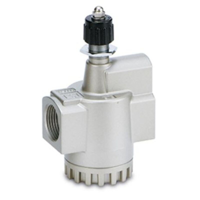 SMC AS Series Threaded Speed Controller, NPT 1 Inlet Port x NPT 1 Outlet Port