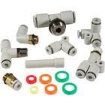 Fitting plug-in elbow 8mm to 8mm with copper free