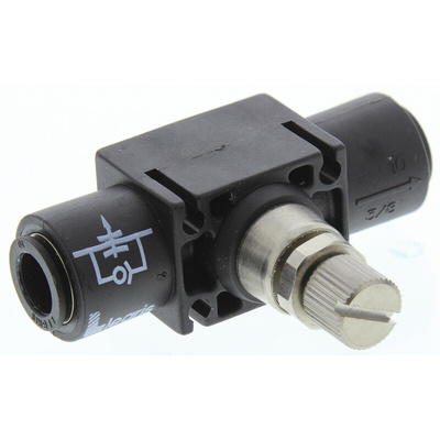 Legris 7770 Series Tube In-line Regulator, 10mm Tube Inlet Port x 10mm Tube Outlet Port