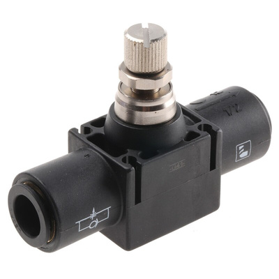Legris 7770 Series Tube In-line Regulator, 12mm Tube Inlet Port x 12mm Tube Outlet Port