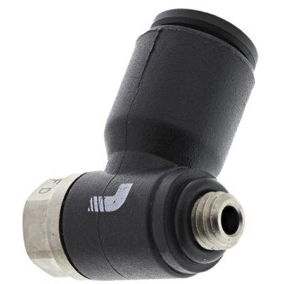 Legris 7010 Series Threaded Flow Regulator, M5 x 0.8 Male Inlet Port x 6mm Tube Outlet Port