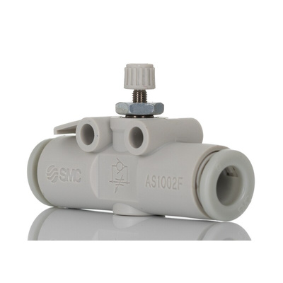 SMC AS Series Tube Flow Controller, 6mm Tube Inlet Port x 6mm Tube Outlet Port