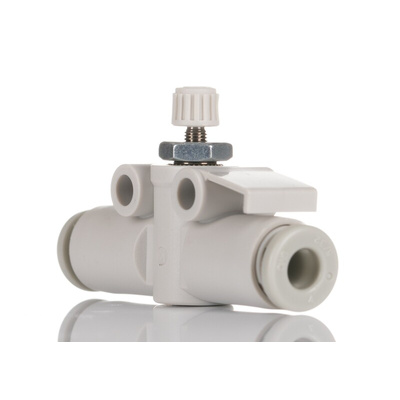SMC AS Series Tube Flow Controller, 4mm Tube Inlet Port x 4mm Tube Outlet Port