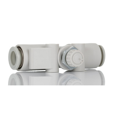 SMC AS Series Tube Flow Controller, 8mm Tube Inlet Port x 8mm Tube Outlet Port