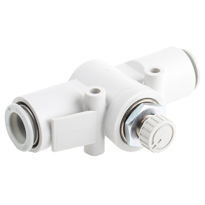SMC AS Series Tube Flow Controller, 12mm Tube Inlet Port x 12mm Tube Outlet Port