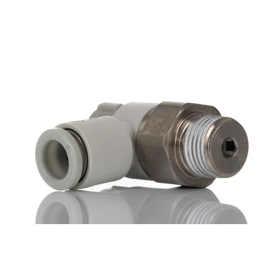 SMC AS Series Threaded Flow Controller, R 1/8 Male Inlet Port x 6mm Tube Outlet Port