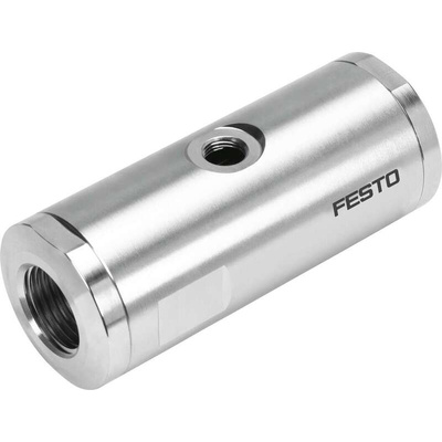 Festo VZQA Series Threaded Pinch Valve, G 1/2 Inlet Port x G 1/2 Female Outlet Port, 3022831