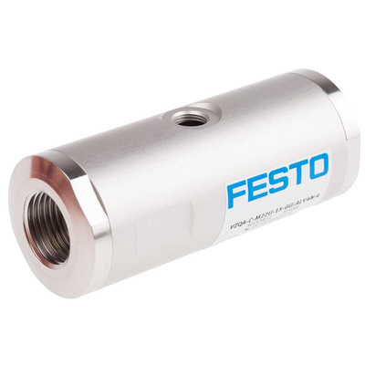 Festo VZQA Series Threaded Pinch Valve, G 1/2 Inlet Port x G 1/2 Female Outlet Port, 3022831