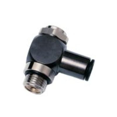 Legris 7140 Series Threaded Flow Regulator, M5 x 0.8 Female Inlet Port x M5 x 0.8 Male Outlet Port