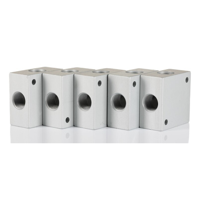 RS PRO 1 Outlet Manifold, G 3/8 G 3/8 Female