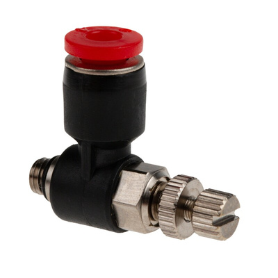 Norgren Pneufit C Series Threaded In-line Regulator, M5 Inlet Port, Push In 4mm Tube Inlet Port x Push In 4 mm Tube