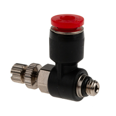 Norgren Pneufit C Series Threaded In-line Regulator, M5 Inlet Port, Push In 4mm Tube Inlet Port x Push In 4 mm Tube