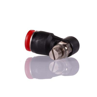 Norgren Pneufit C Series Threaded In-line Regulator, M5 Inlet Port, Push In 6mm Tube Inlet Port x Push In 6mm Tube