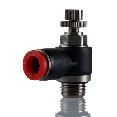 Norgren Pneufit C Series Threaded In-line Regulator, Push In 8mm Tube Inlet Port x Push In 8mm Tube Outlet Port