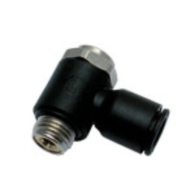 Legris 7010 Series Threaded Flow Regulator, G 1/2 Male Inlet Port, 12mm Tube Inlet Port x 12 Tube Outlet Port
