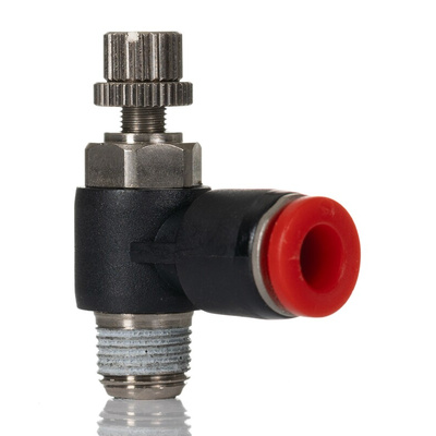 Norgren Pneutic C Series Threaded Flow Controller, 6mm Tube Inlet Port x R 1/8 Outlet Port x 6mm Tube Outlet Port, C0TA0