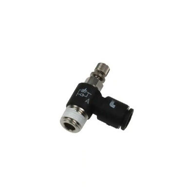 Legris 7665 Series Threaded Flow Regulator, R 1/4 Male Inlet Port x 6mm Tube Outlet Port