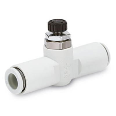SMC AS2001FM Series Tube Flow Controller, 6mm Tube Inlet Port x 6mm Tube Outlet Port