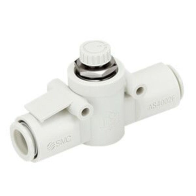 AS1002F/4002F, Speed Controller, One-touch Fitting, In-line, Compact