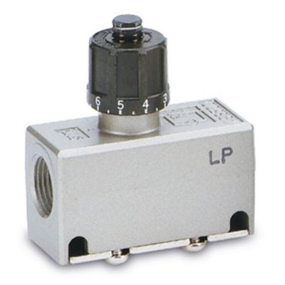 SMC AS Series Threaded, Tube Fitting, G 1/4 Female Inlet Port x G 1/4 Female Outlet Port, AS220-02