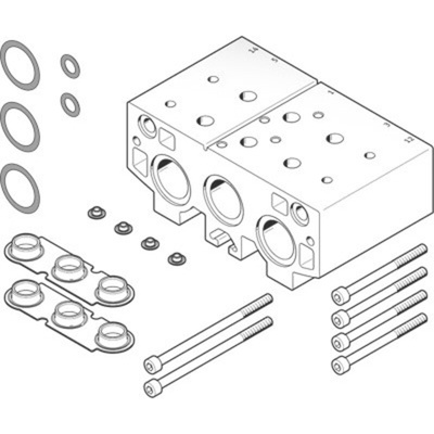 FestoVABM Pneumatic Manifold Fitting G 3/4 G 3/4
