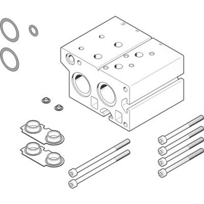 FestoVABM Pneumatic Manifold Fitting G 3/4 G 3/4