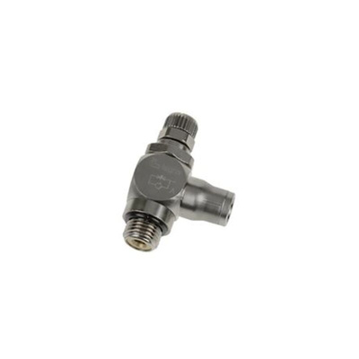 7680 Series Flow Regulator, 1/4in Tube Inlet Port x 8mm Tube Outlet Port, 7680 08 13