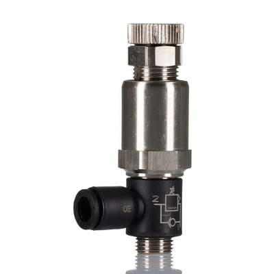 Legris 7300 Threaded Tube Regulator, G 1/8 Male x 6mm, 1/8 in