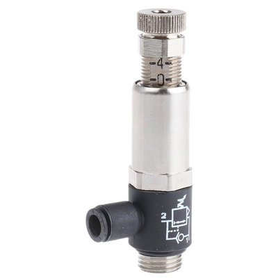 Legris 7300 Threaded Tube Regulator, G 1/4 Male x 6mm, 1/4 in