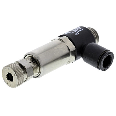 Legris 7300 Threaded Tube Regulator, G 1/4 Male x 8mm, 1/4 in