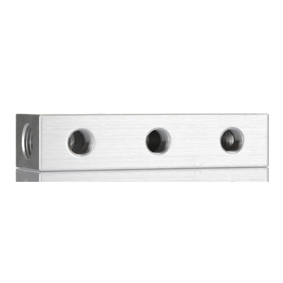Legris3313 6 Outlet Manifold, G 1/4 G 1/8
