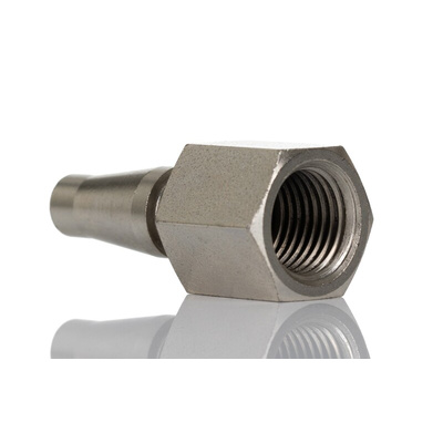 RS PRO Brass Female Pneumatic Quick Connect Coupling, G 1/4 Female Threaded