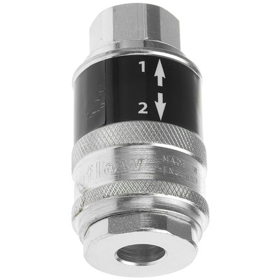PCL Steel Female Pneumatic Quick Connect Coupling, Rp 1/4 Female Threaded