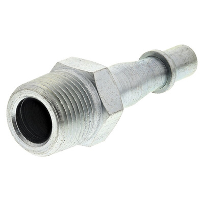 PCL Steel Male Pneumatic Quick Connect Coupling, R 3/8 Male Threaded