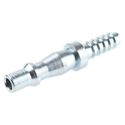 PCL Steel Male Pneumatic Quick Connect Coupling, 6.35mm Hose Barb