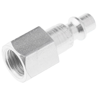 CEJN Steel Female Pneumatic Quick Connect Coupling, G 1/4 Female Threaded