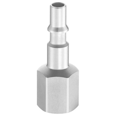 PREVOST Treated Steel Female Plug for Pneumatic Quick Connect Coupling, G 1/4 Female Threaded