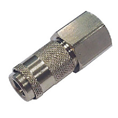 RS PRO Nickel Plated Brass Female Quick Air Coupling, M5 Female Threaded
