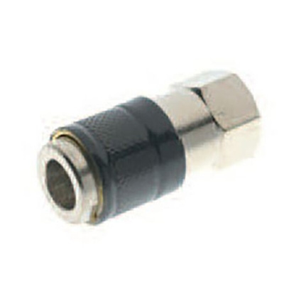 RS PRO Brass Female Quick Air Coupling, G 1/4 Female Threaded